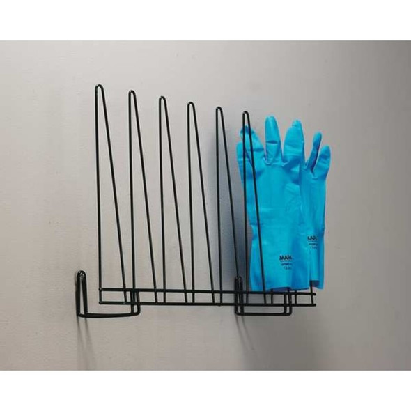 Glove Dispenser, Steel, Holds (4) Pairs of Gloves ,Silver  6GLC7