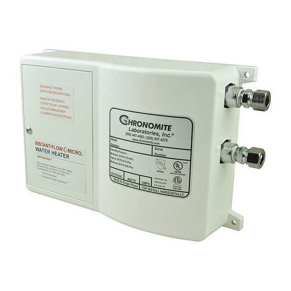 Electric Tankless Water Heater, Undersink, Single Phase
