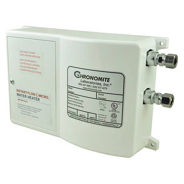 Chronomite Electric Tankless Water Heater,208V CM-15L/208 110F Chronomite Electric Tankless Water Heater,208V CM-15L/208 110F