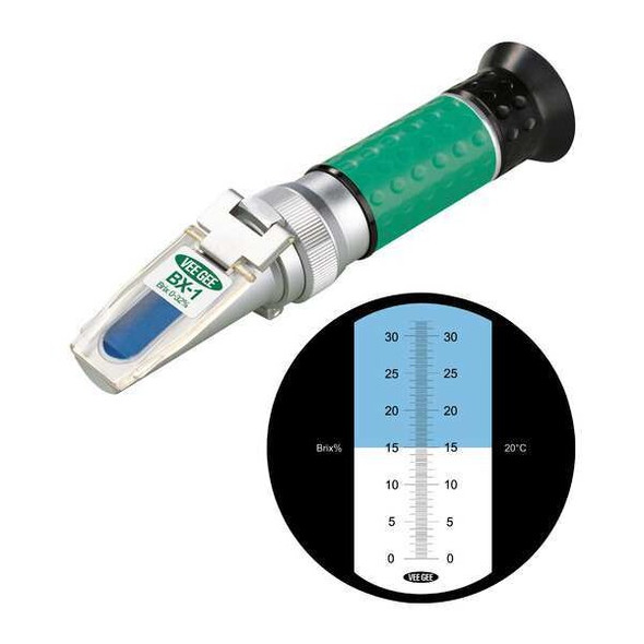 Vee Gee Refractometer,0 to 32 perc Brix BX-1