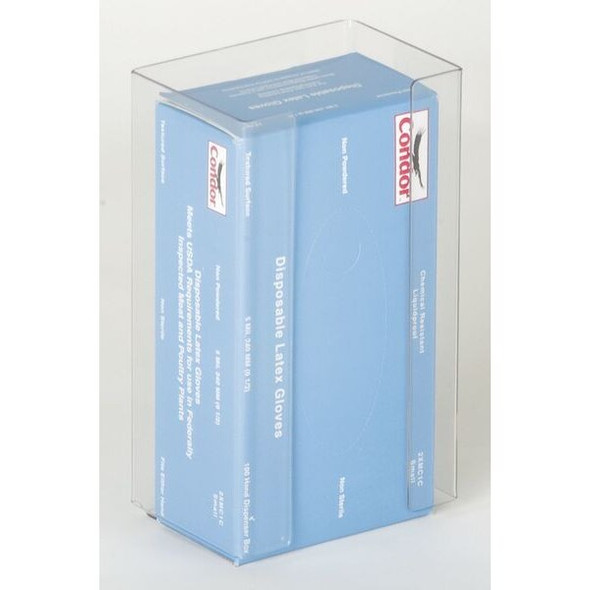 Manufacturer Varies Glove Dispenser, Acrylic, Holds (1) Box ,Clear ,10"H x 5-1/2"W x 3-3/4"D 6GLA3