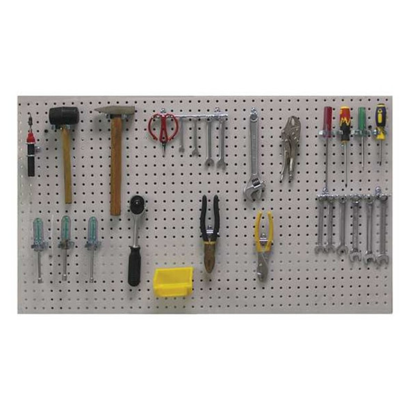 Manufacturer Varies Pegboard,H 24 In,W 48 In,PK2 2MRV2