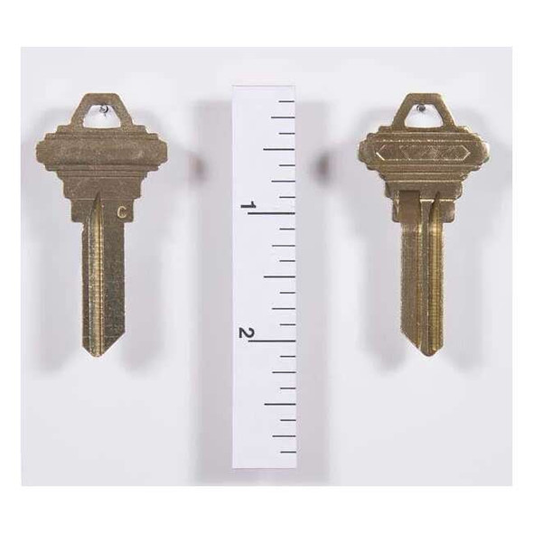 Kaba Ilco Key Blank, Pins 5,PK50 100-C-NS