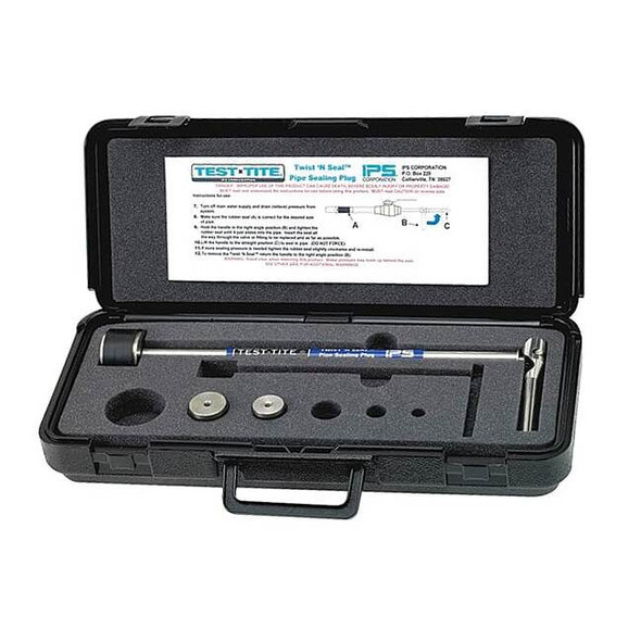 Test-Tite Twist 'N Seal Pipe Sealing Plug Kit 1-1/4" to 2" 83790