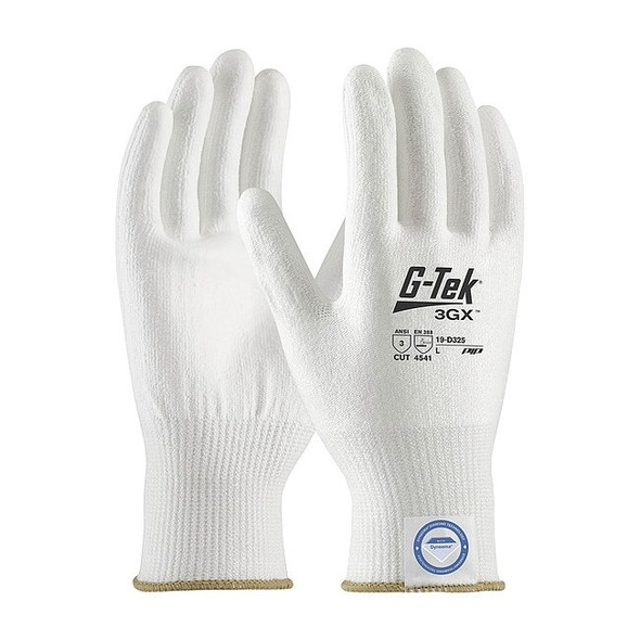 Cut-Resistant Glove, Cut Level A3 ,Dipped ,Polyurethane ,Smooth ,XXS 12 PK