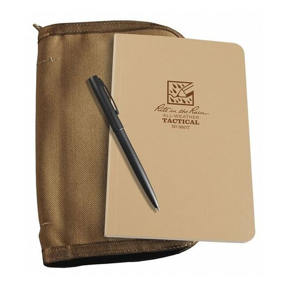 Rite in the Rain NoteBook Kit,4-5/8" x 7-1/4" Sheet Size 980T-KIT