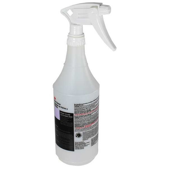 Tolco 1L Clear Plastic Preprinted Trigger Spray Bottle, PK12 130401