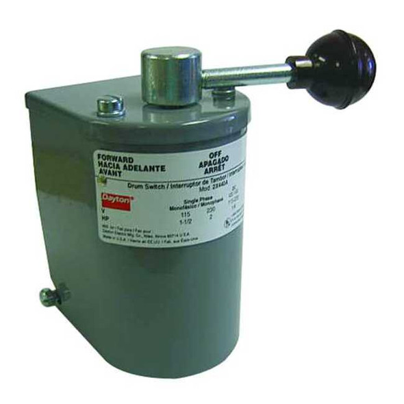 Dayton Switch,Drum Reversing,Steel Handle 4UYF1