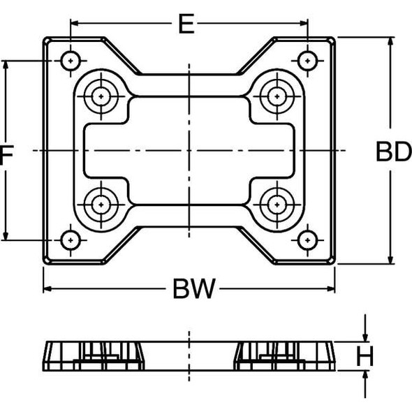 Dayton Mounting Base 6X093