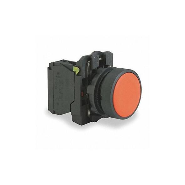 Schneider Electric FlushPushButtonOperator,NonIllum,Red,1NC XB5AA42