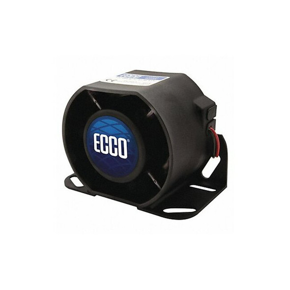 Ecco Back Up Alarm,Black,4-13/64" H 830N