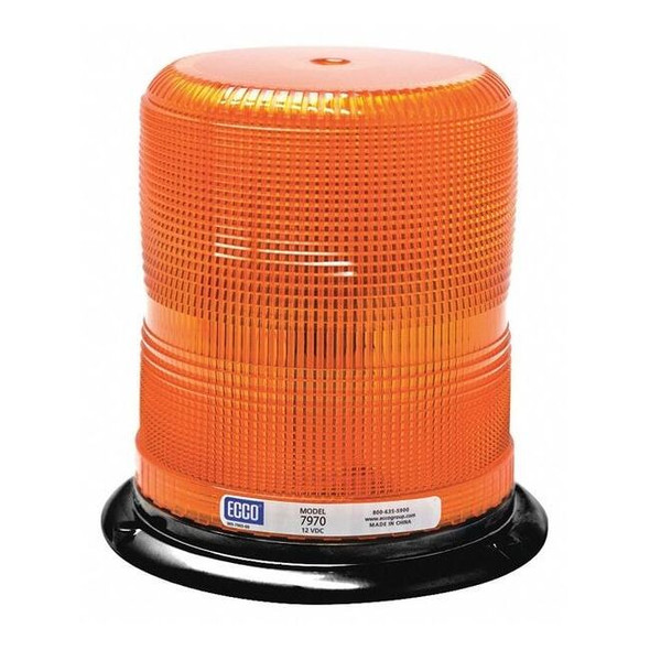 Ecco Beacon Light,Amber,7" H 7970A