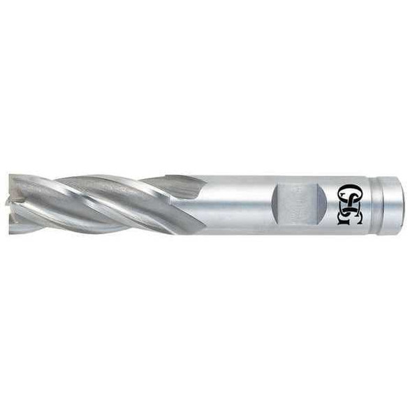 Osg End Mill,Cobalt,7/16,4 FL,SGL Sq End,NC 5400600