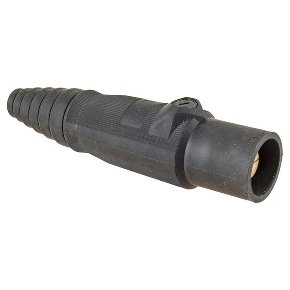 Hubbell Wiring Device-Kellems Connector,Black,300 A,Male HBL300MBK Hubbell Wiring Device-Kellems Connector,Black,300 A,Male HBL300MBK