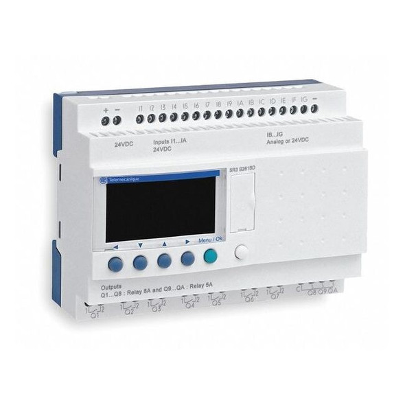 Schneider Electric Modular Smart Relay, 16Inputs, 10Outputs SR3B261BD