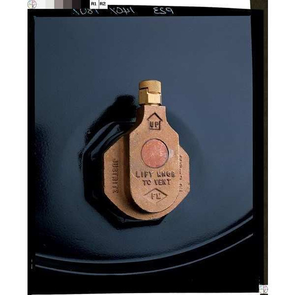 Manufacturer Varies Drum Vent Adaptor,Brass,Brown,Vertical 08181