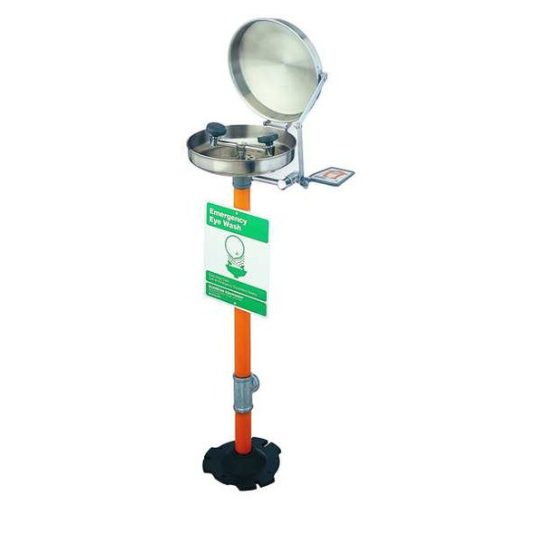 Guardian Equipment Eyewash Station w/Cover,Ped,SS,15-1/2 W G1760BC Guardian Equipment Eyewash Station w/Cover,Ped,SS,15-1/2 W G1760BC