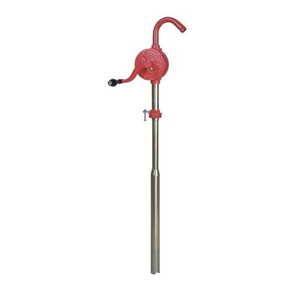 Drum Pump, Hand Operated, 8.5 oz per rotation, 55 gal Container Size