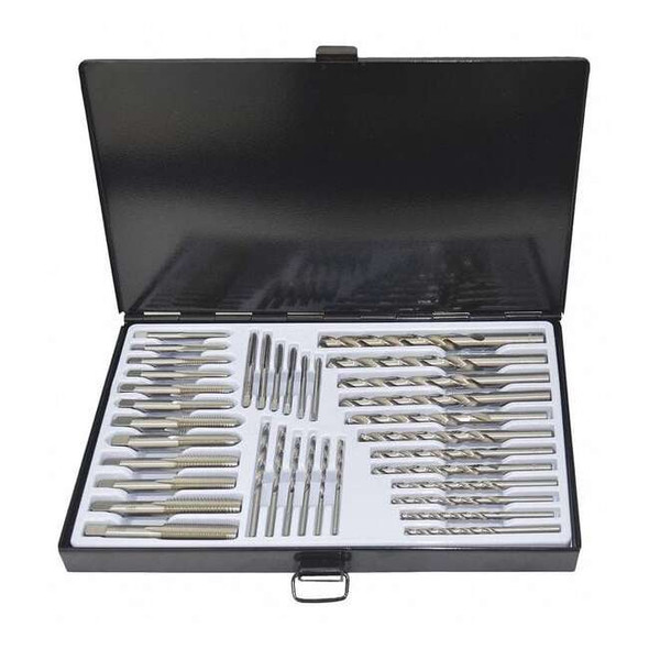 Manufacturer Varies Drill Bit and Tap Set, 36-Piece, UNC/UNF, Plug 5PXJ5