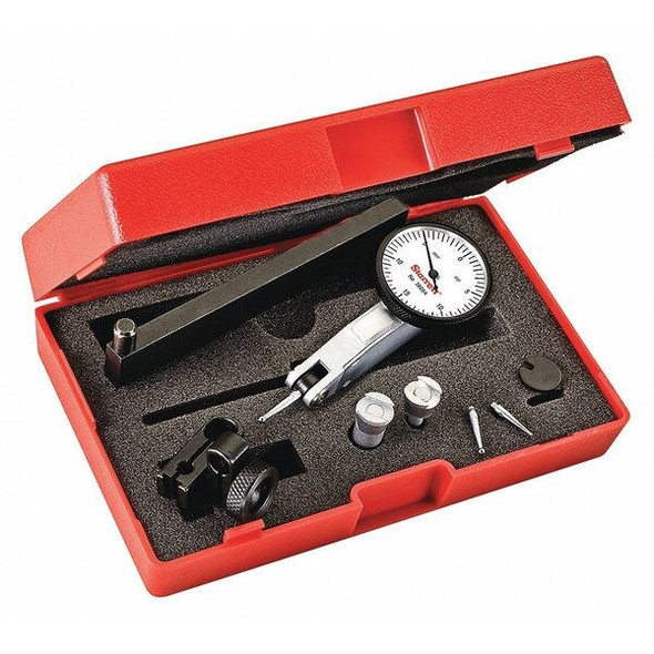 Starrett Dial Test Indicator Set,1-1/4",White 3809AC