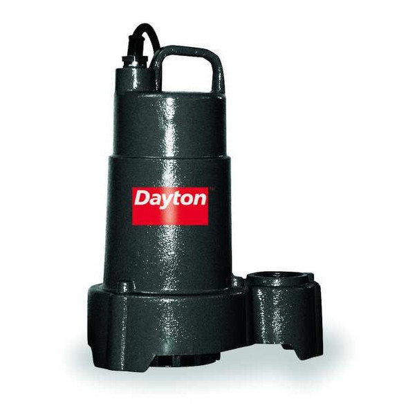 Dayton 1/3 HP 1-1/2" F Submersible Sump Pump 120V AC None 3BB73