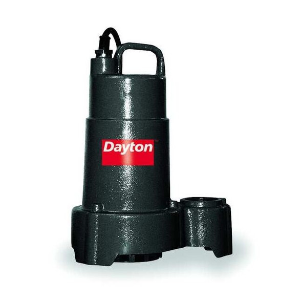 Dayton 1/3 HP 1-1/2" F Submersible Sump Pump 120V AC None 3BB73