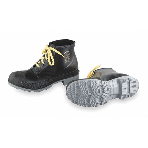 Dunlop Men's Dunlop Rubber Boot, Steel Toe, 6" Height, Black, 7 8610433