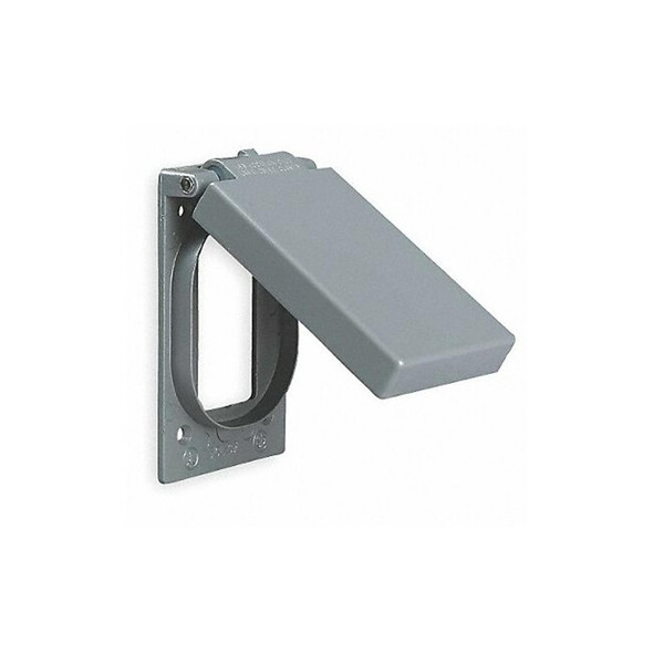 Hubbell Killark Weatherproof Cover,Vertical,Aluminum FCL-GF Hubbell Killark Weatherproof Cover,Vertical,Aluminum FCL-GF