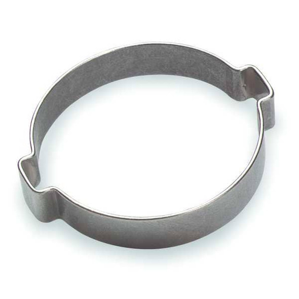 Oetiker Double-Ear Clamp,SS,55/64"Max OD,PK100 15100011-100