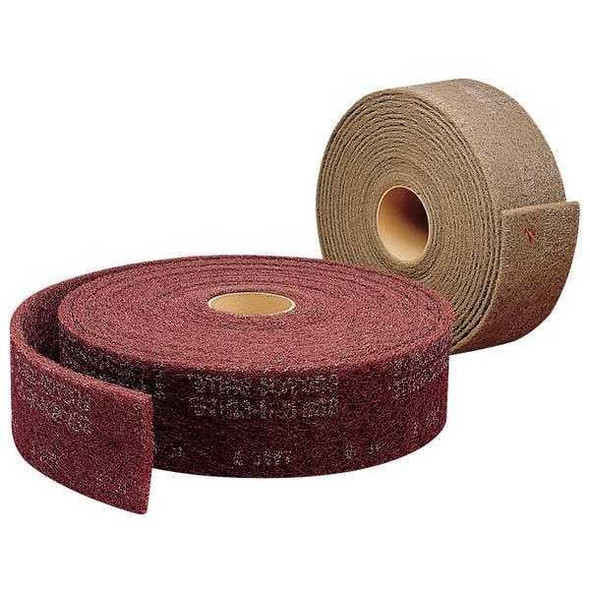 Scotch-Brite Abrasive Roll,6" W x 30 ft. L,Maroon 7000121072