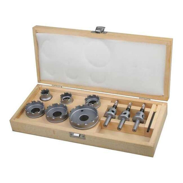 Westward HoleCutterKit,10pcs,Sizes:0.875"-2.5" 6EXN7