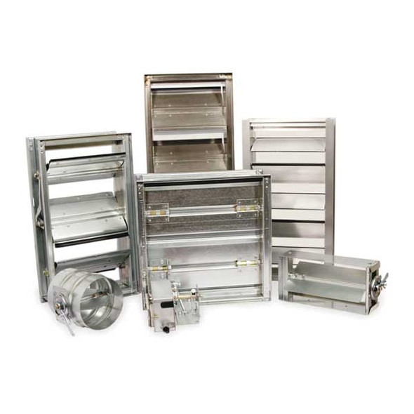 Dayton Volume Control Damper,11-3/4"W,11-3/4"H 2LRY7