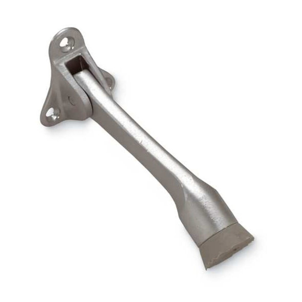 Manufacturer Varies Lever Door Holder, Brass, Silver 5U618
