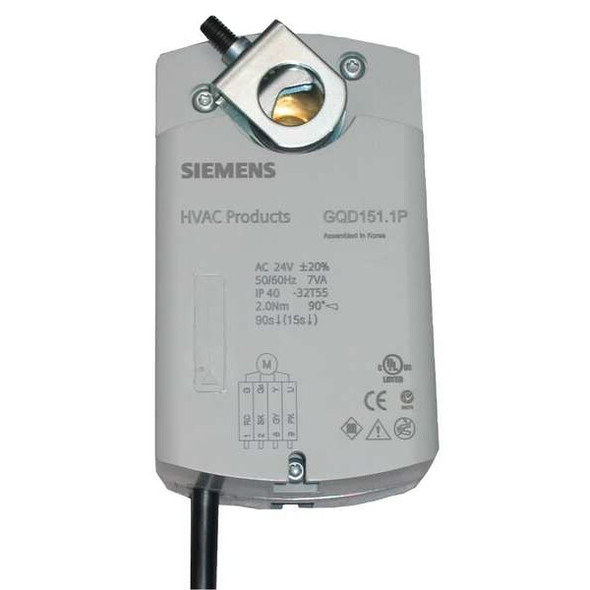 Siemens Electric Actuator,20 in.-lb.,120VAC GQD221.1U