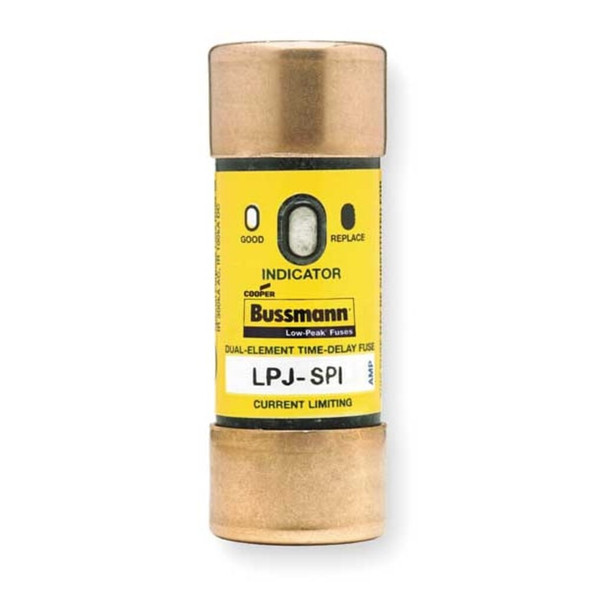 UL Class Fuse, J Class, Time-Delay, 17.50A, 600V AC, Indicating  LPJ-17-1/2SPI