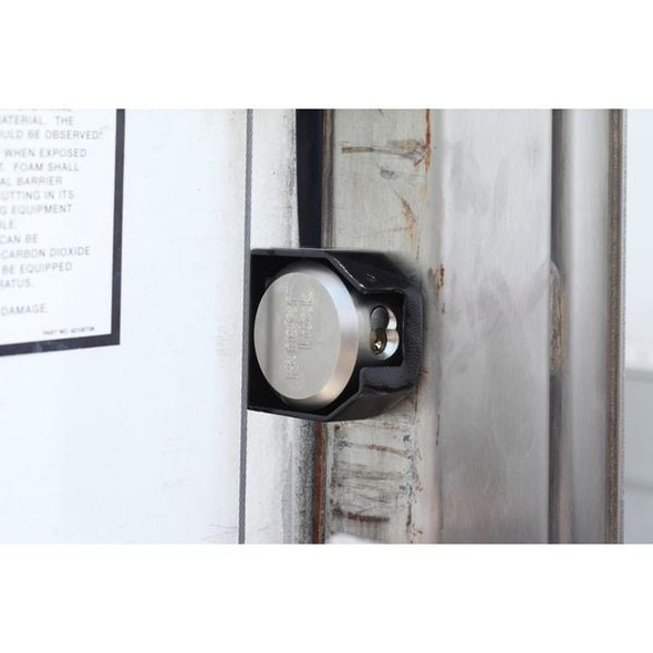 Ranger Lock Padlock Guard,2 in,Hardened Steel,Black RDSR-00