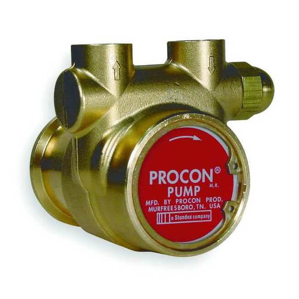 Procon RotaryVanePump,3/8"InletDia,Brass,For48Y 112A025F11CA 250