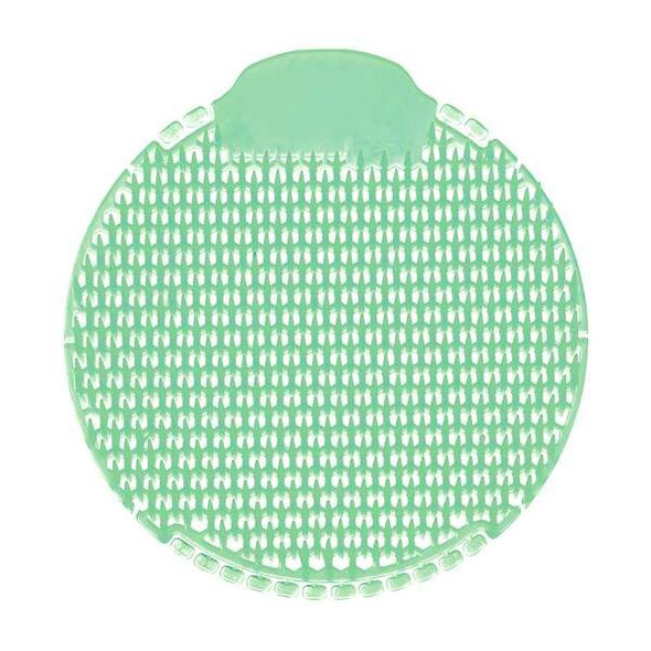 Tough Guy Urinal Screen,Round,Green,2 lb,PK10 55FJ82