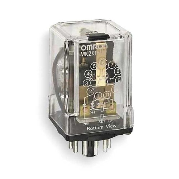 Omron Latching Relay,11 Pins,Octal,24VAC MK2KP-UA-AC24