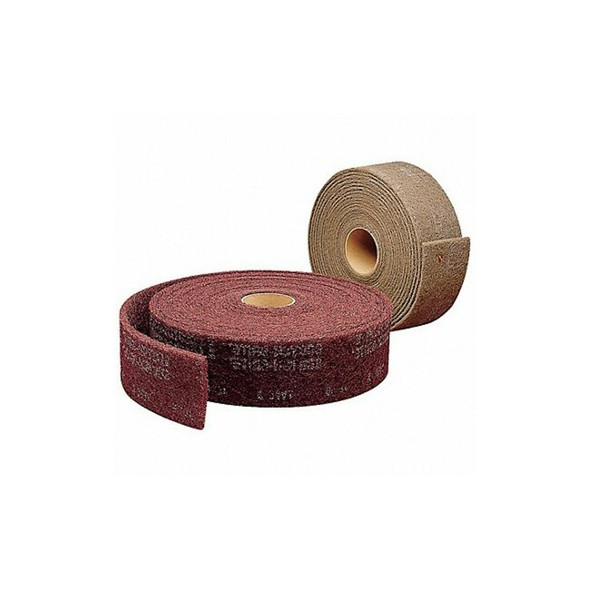 Scotch-Brite Abrasive Roll,4" W x 30 ft. L,Gray 7000120862