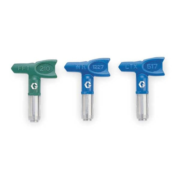 Graco Airless Tip,Sz 0.017 In,Pattern 10-12 In LTX517