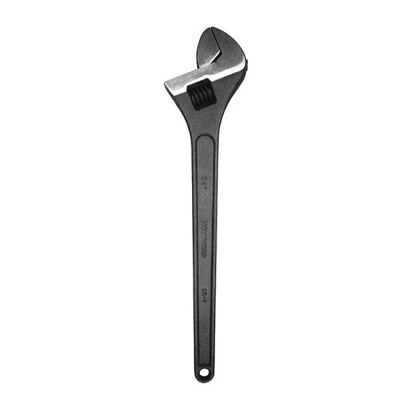 Westward Adjustable Wrench,Black Oxide 53KA28
