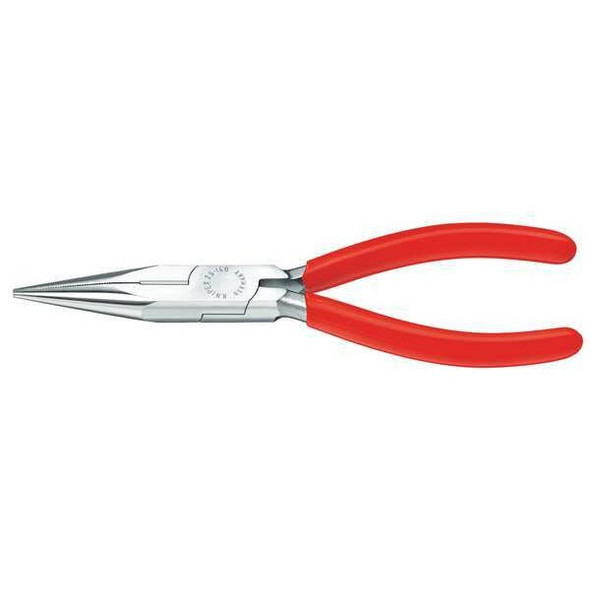Knipex 5 in Long Nose Plier,Side Cutter Plastic Coated Handle 25 03 125