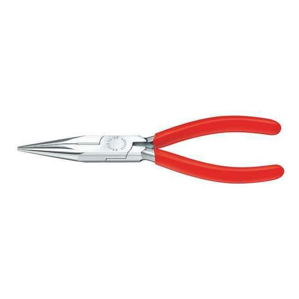 Knipex 5 in Long Nose Plier,Side Cutter Plastic Coated Handle 25 03 125