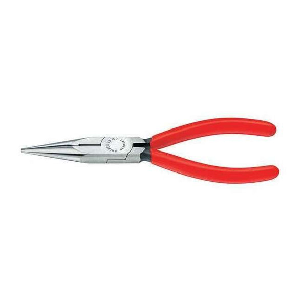 Knipex 6 1/4 in Long Nose Plier,Side Cutter Dipped Handle 25 01 160 SBA