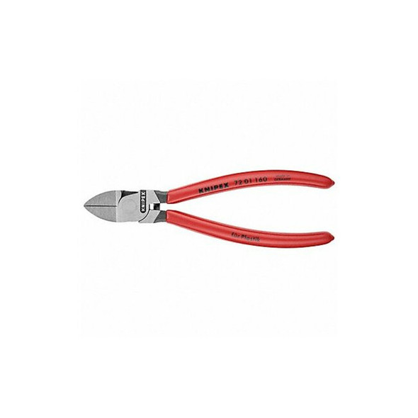 6 1/4 in 72 Diagonal Cutting Plier Flush Cut Oval Nose Uninsulated