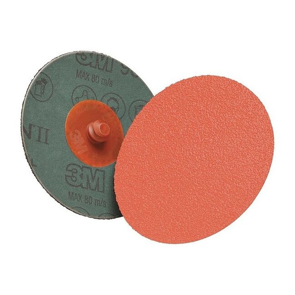 3m Cubitron Qk Change Disc,3 in.,Medium,80,TR,PK50 7100050302