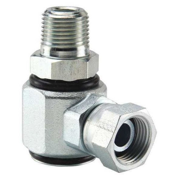 Parker Hydraulic Swivel Fitting,90 deg. Elbow S2107-12-12