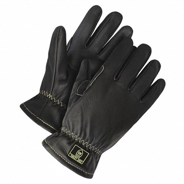 Bdg Cut-Resistant Leather Gloves, Cut Level A5 ,Uncoated ,XL 1 PR 20-1-10751-XL