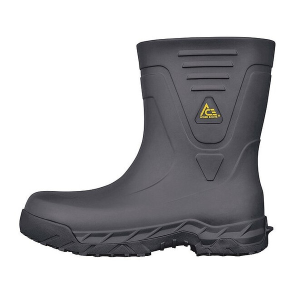 Ace Men's Bullfrog Pro II Rubber Boot, Composite Toe, Black, 7 885999105123